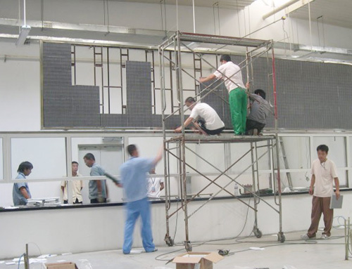 Qingyuan install indoor color