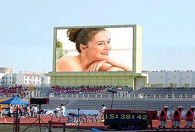 Outdoor LED electronic display two common package